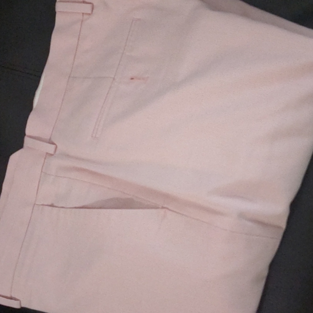Express pink textured dress pants